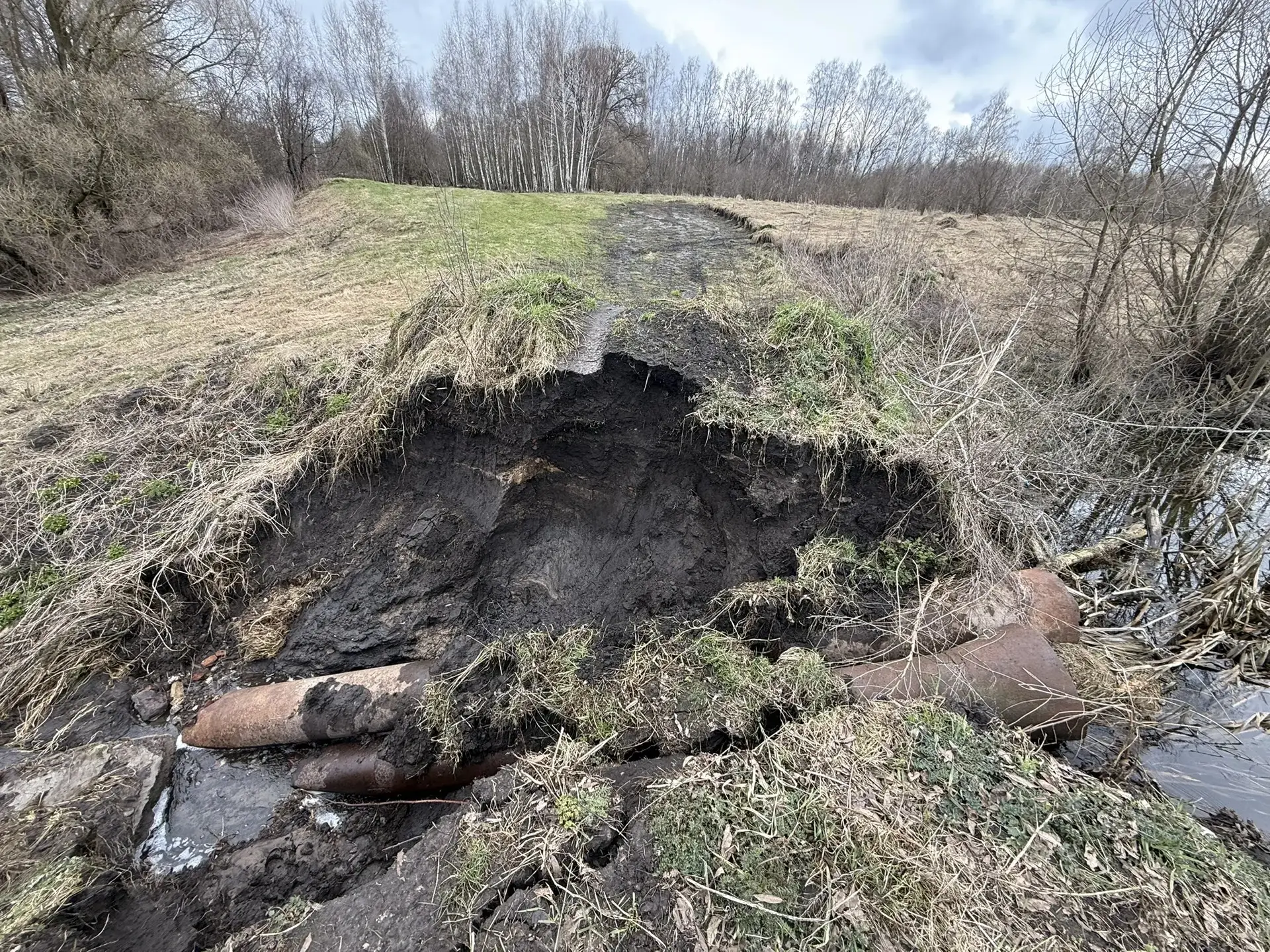12.04.2026 г. в Мичуринском м.о. Тамбовской области в районе села Старая Козинка был обнаружен проры