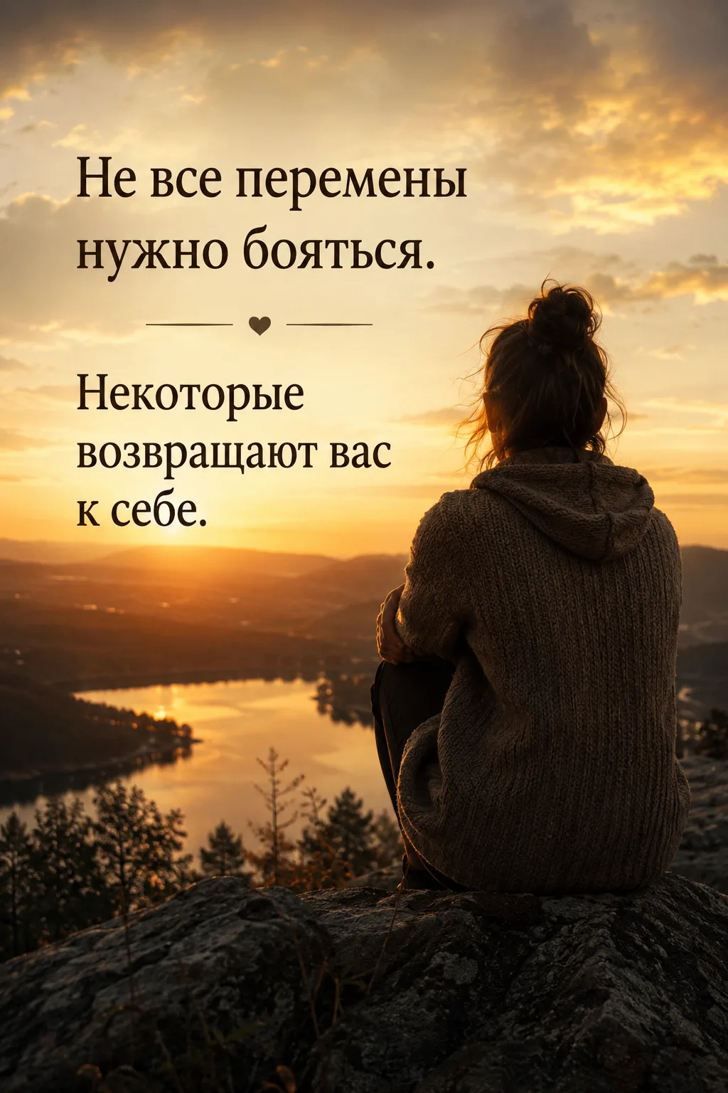 Не все перемены нужно бояться. Некоторые возвращают вас к себе.

❤ Психология отношений