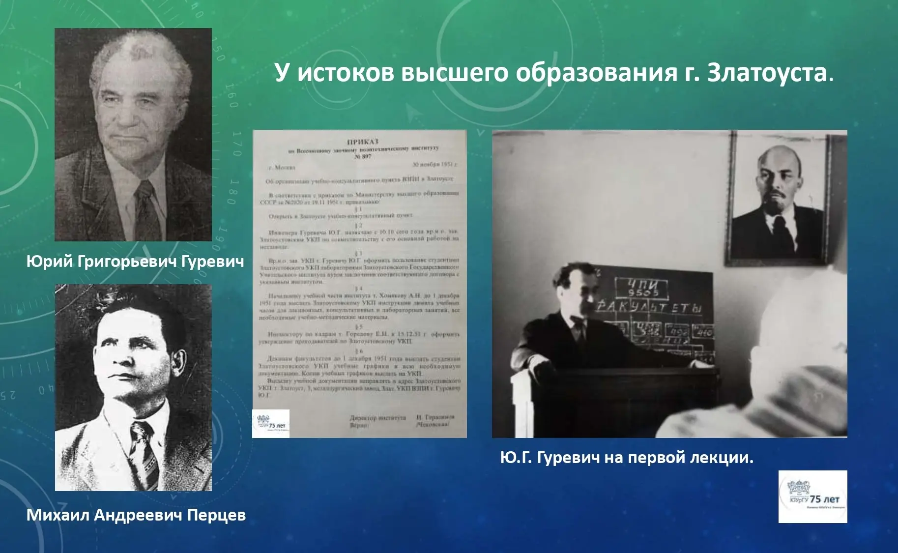 🔥75-летию филиала ЮУрГУ в г. Златоусте: Как всё начиналось (1951–2026).