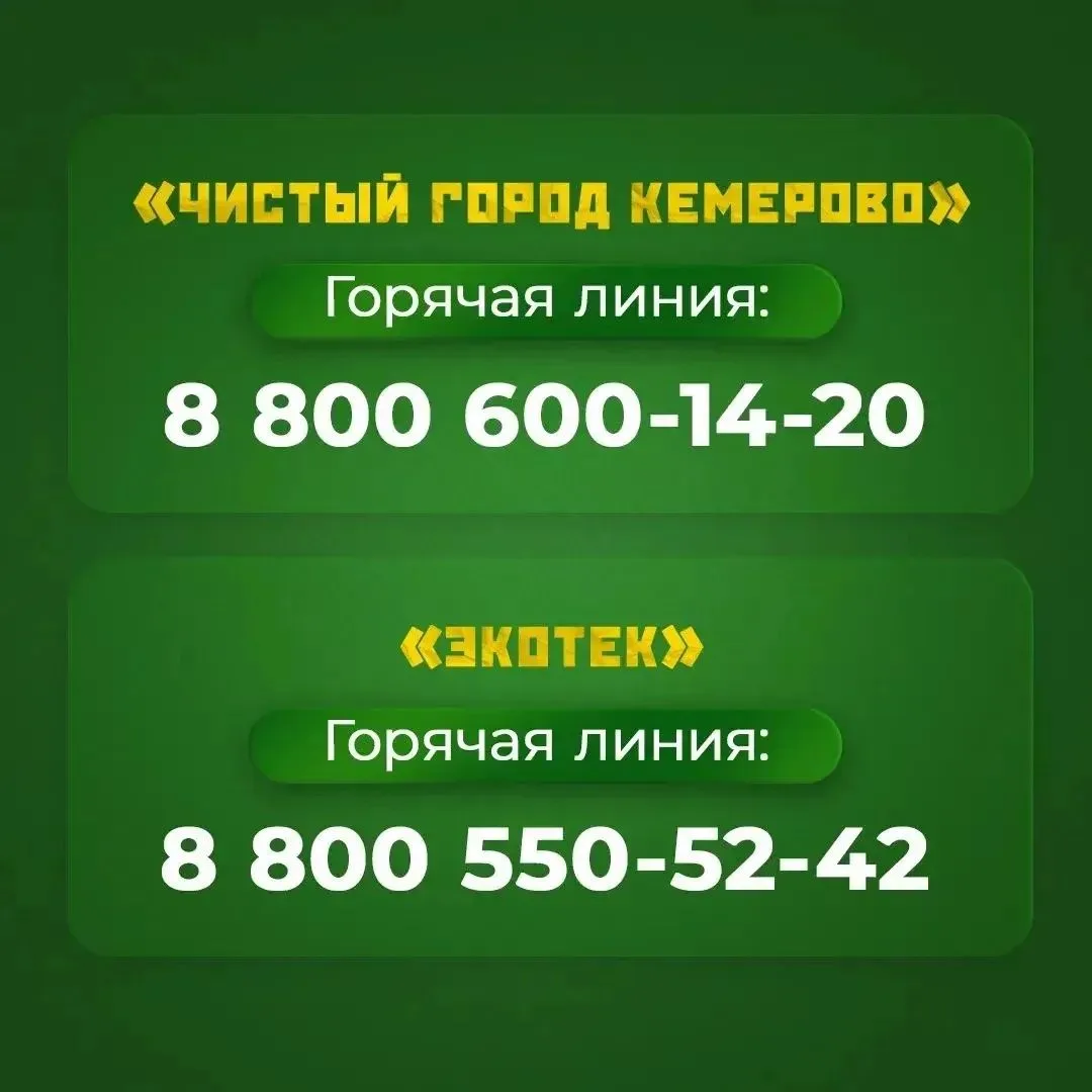 Вывозом твердых коммунальных отходов в Кузбассе занимаются два региональных оператора: ...