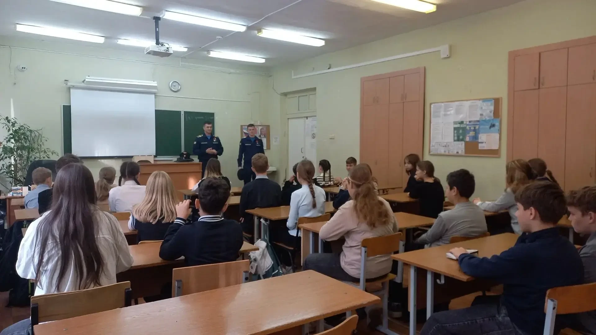 👮Встреча с курсантами военного училища