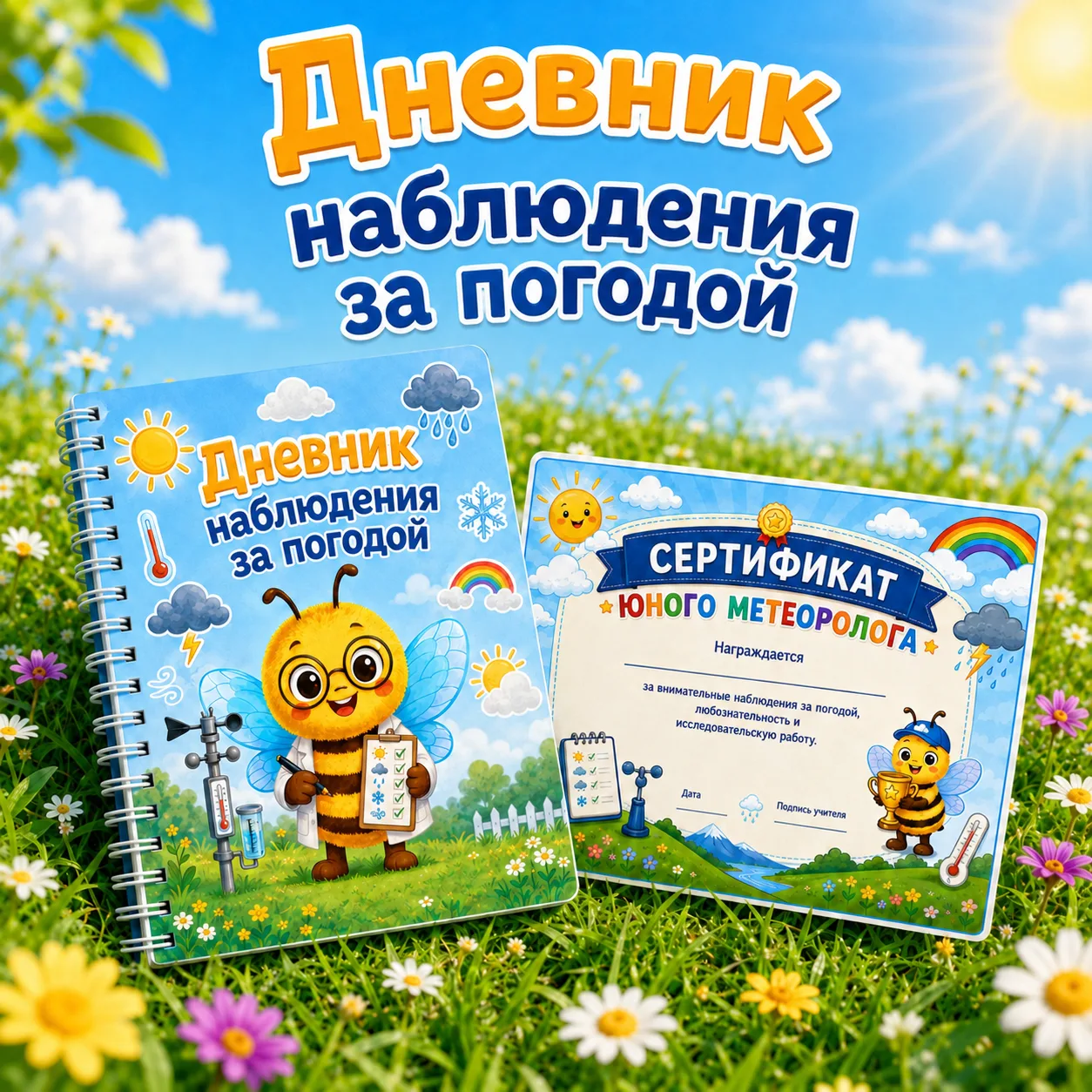 🌦️ Новинка! «Дневник наблюдения за погодой» 🌦️

Представляю новую яркую и красочную разработку для