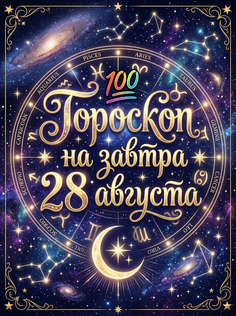 💯 Гороскоп на завтра 28 августа 🌟