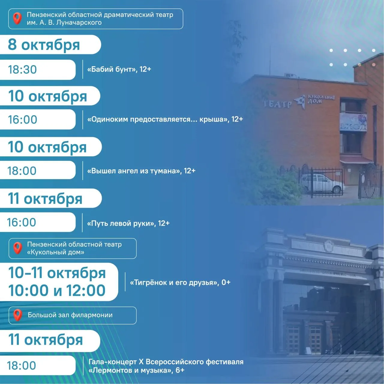 #КорочеАфиша по Пушкинской карте на эту неделю.