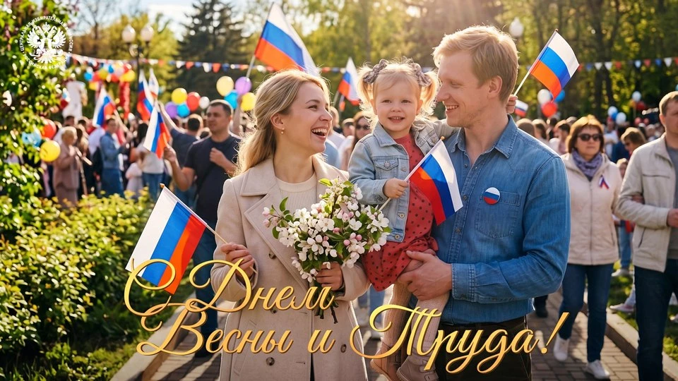 С праздником 1 мая!