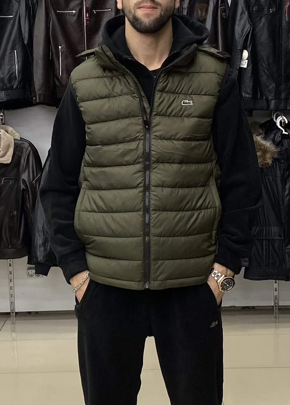 Мужская жилетка Lacoste!