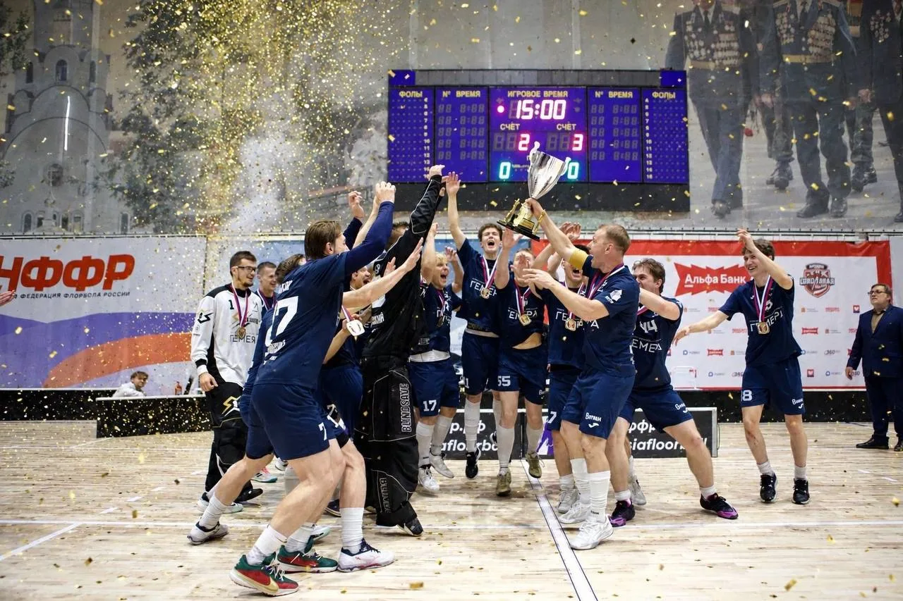 🏆 «Мининский» впервые в истории завоевал Кубок России по флорболу!