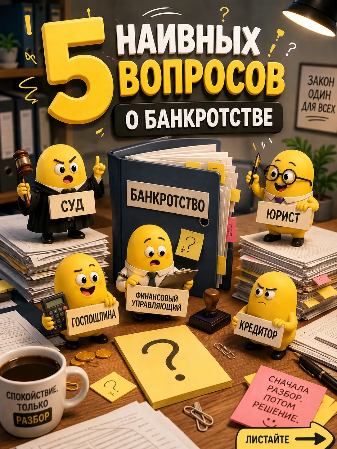 Наивные вопросы о банкротстве звучат смешно, но за ними часто стоят реальные страхи и м...