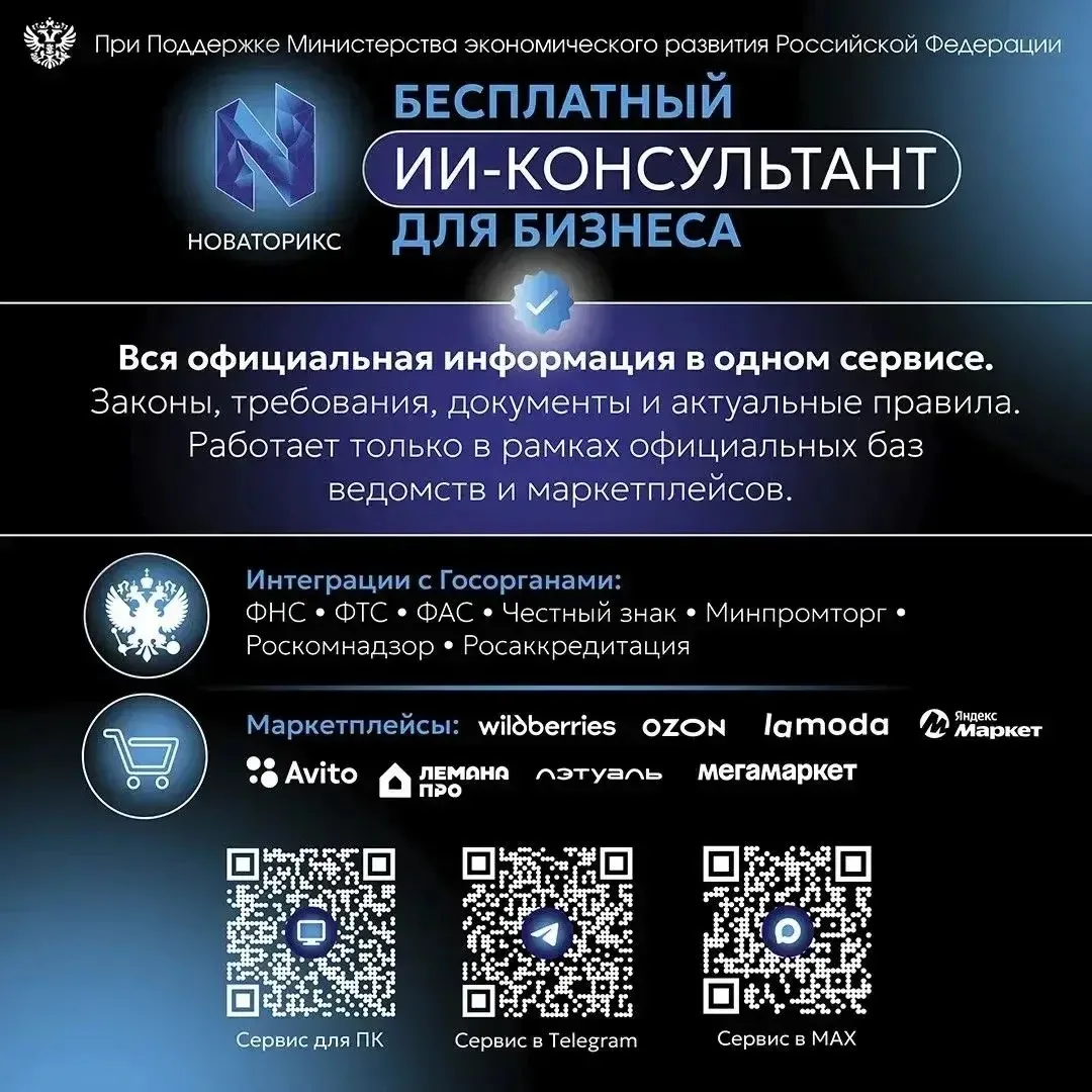 Цифровой консультант «НОВАТОРИКС»: диалог бизнеса и власти на новом уровне