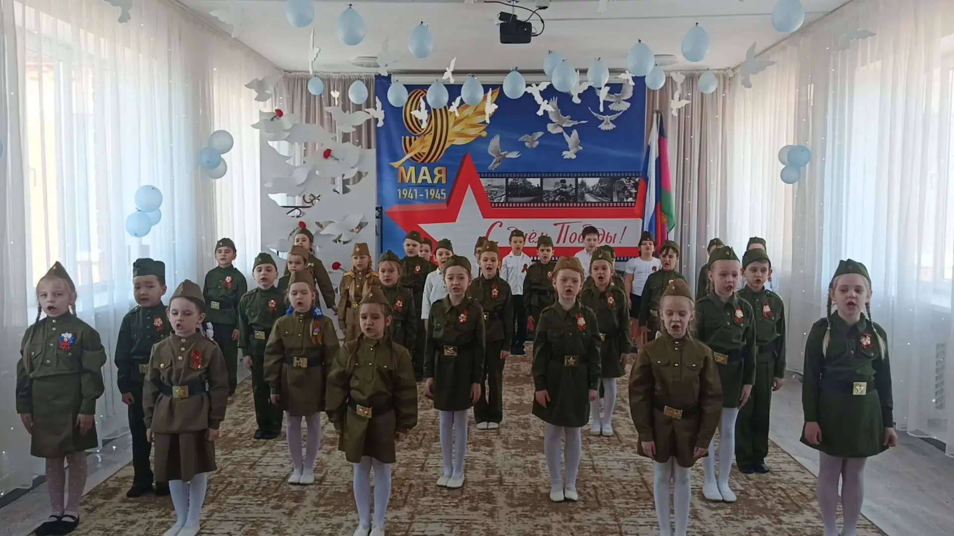 В рамках патриотического месячника "Марш Победы", в предверии празднования Дня Победы в детском саду