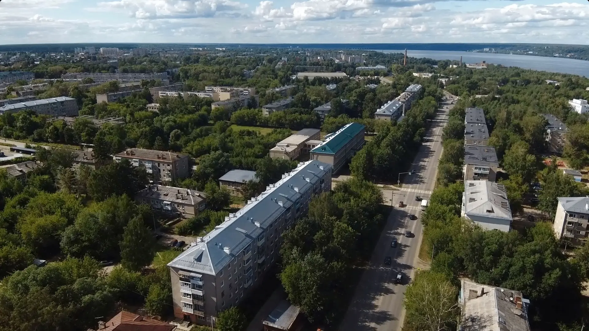 Чкаловский с высоты птичьего полёта