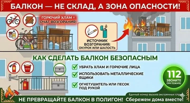 Многие используют балкон, как место для хранения старых вещей.
