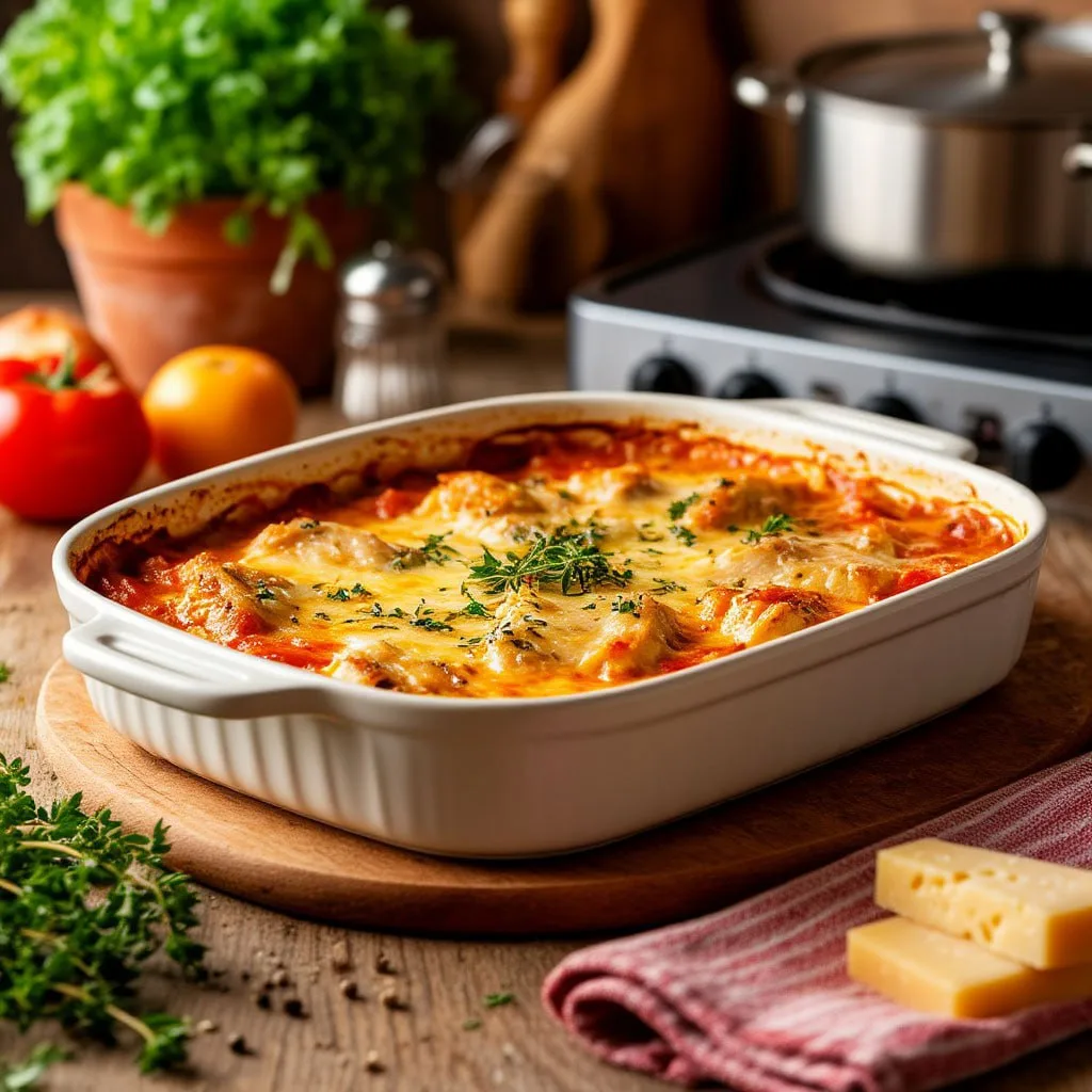 🍲 ПП Гратен из овощей и курицы