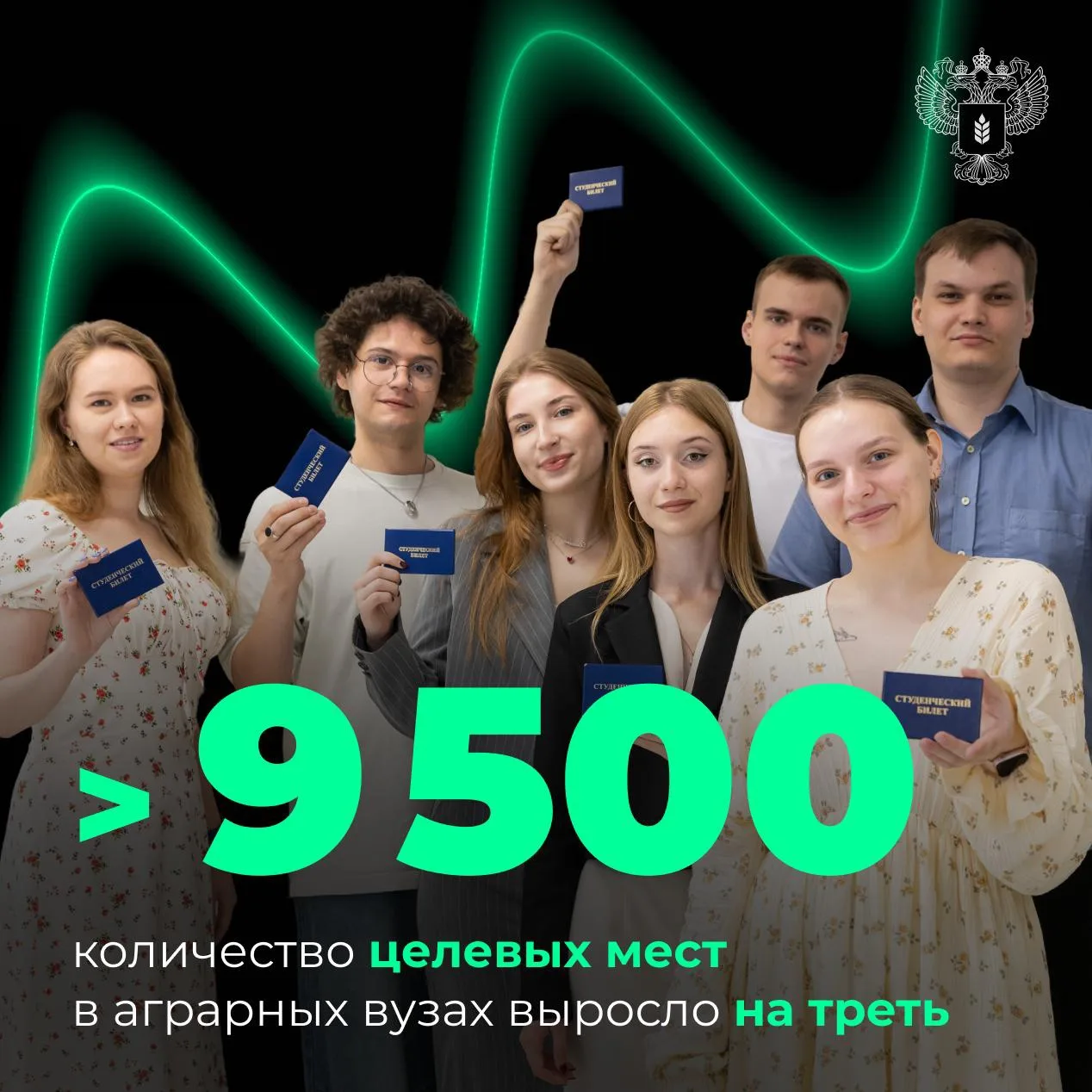 🎓 Количество целевых мест в аграрных вузах превысит 9,5 тысячи