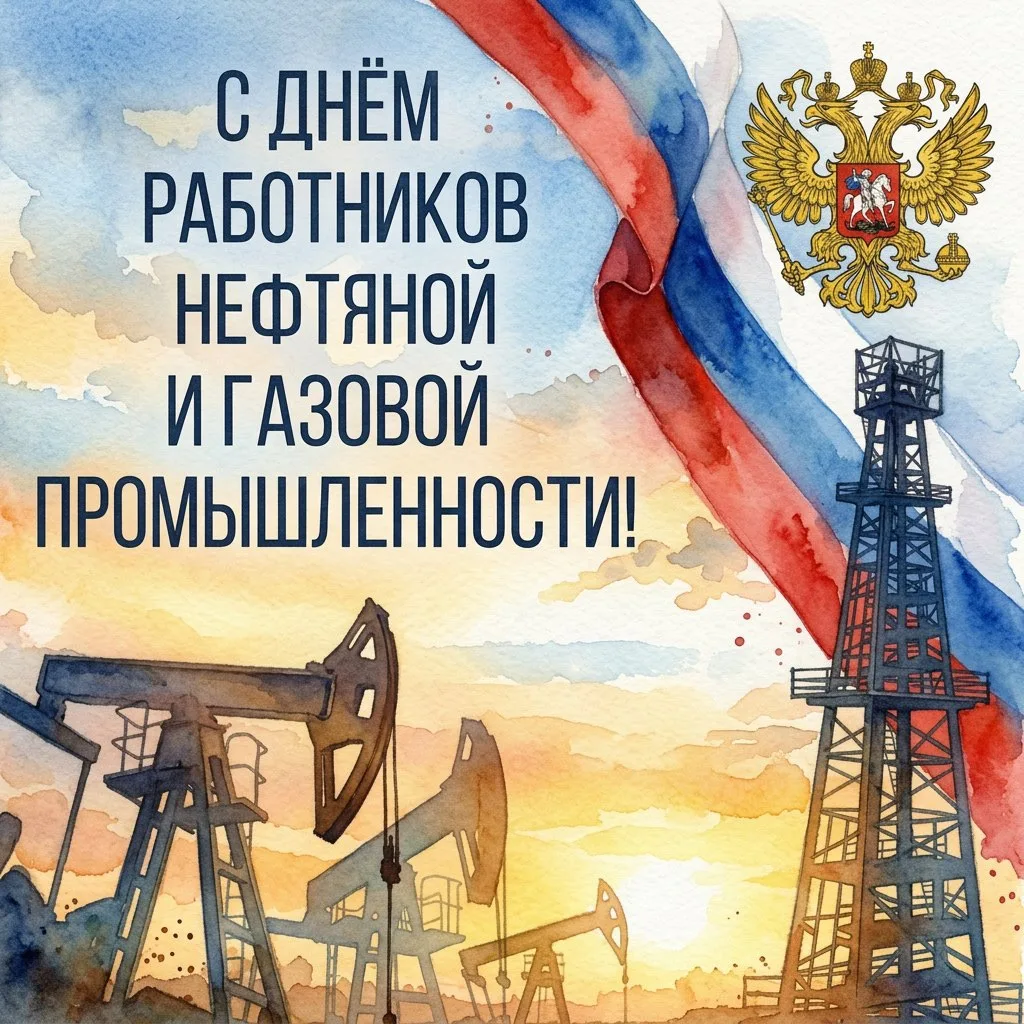 🎉 С Днём работников нефтяной и газовой промышленности! 🎉