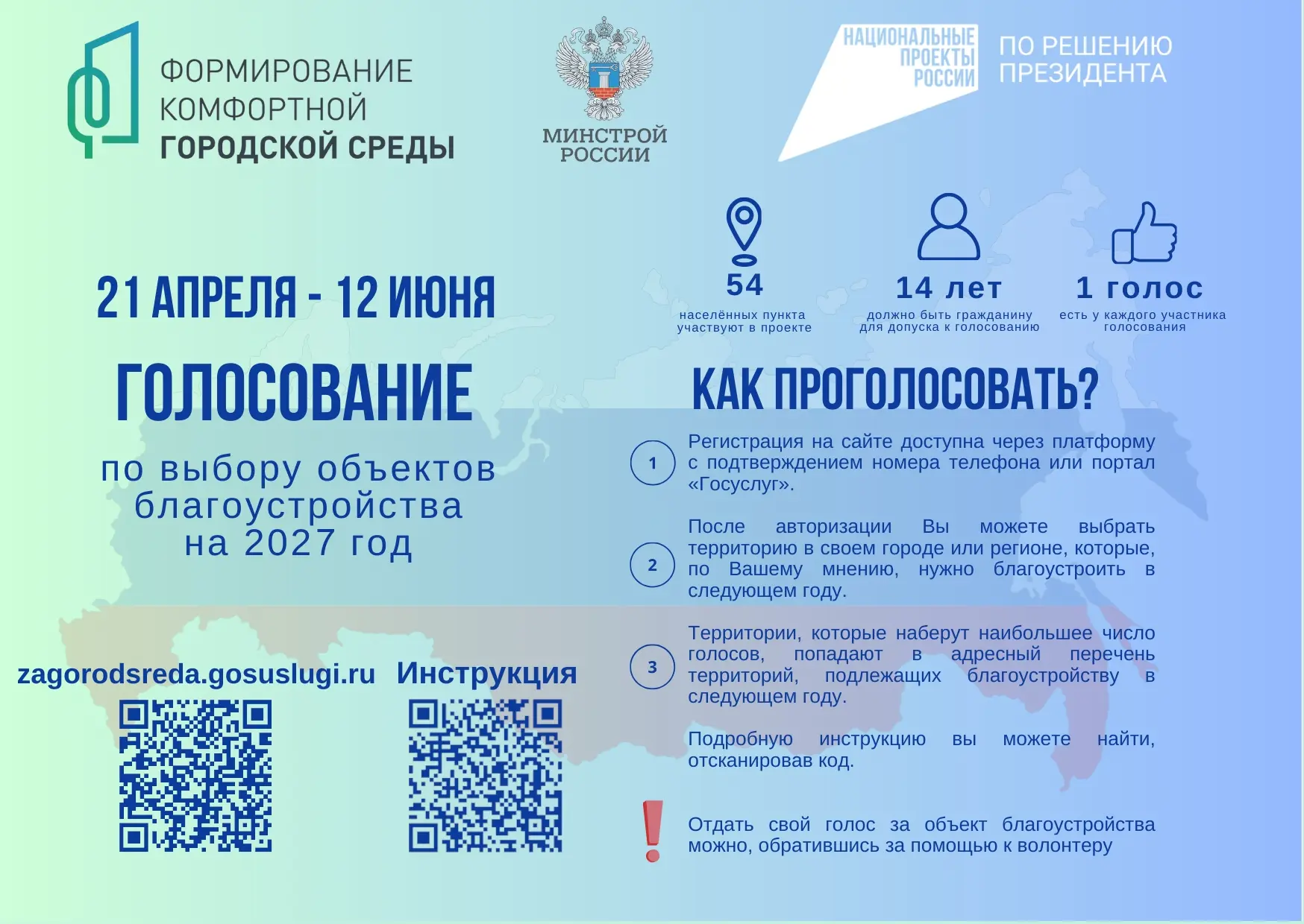 Уважаемый жители и гости города Лузы.

Осталось всего два дня.

12 июня 2026 года завершается голосо