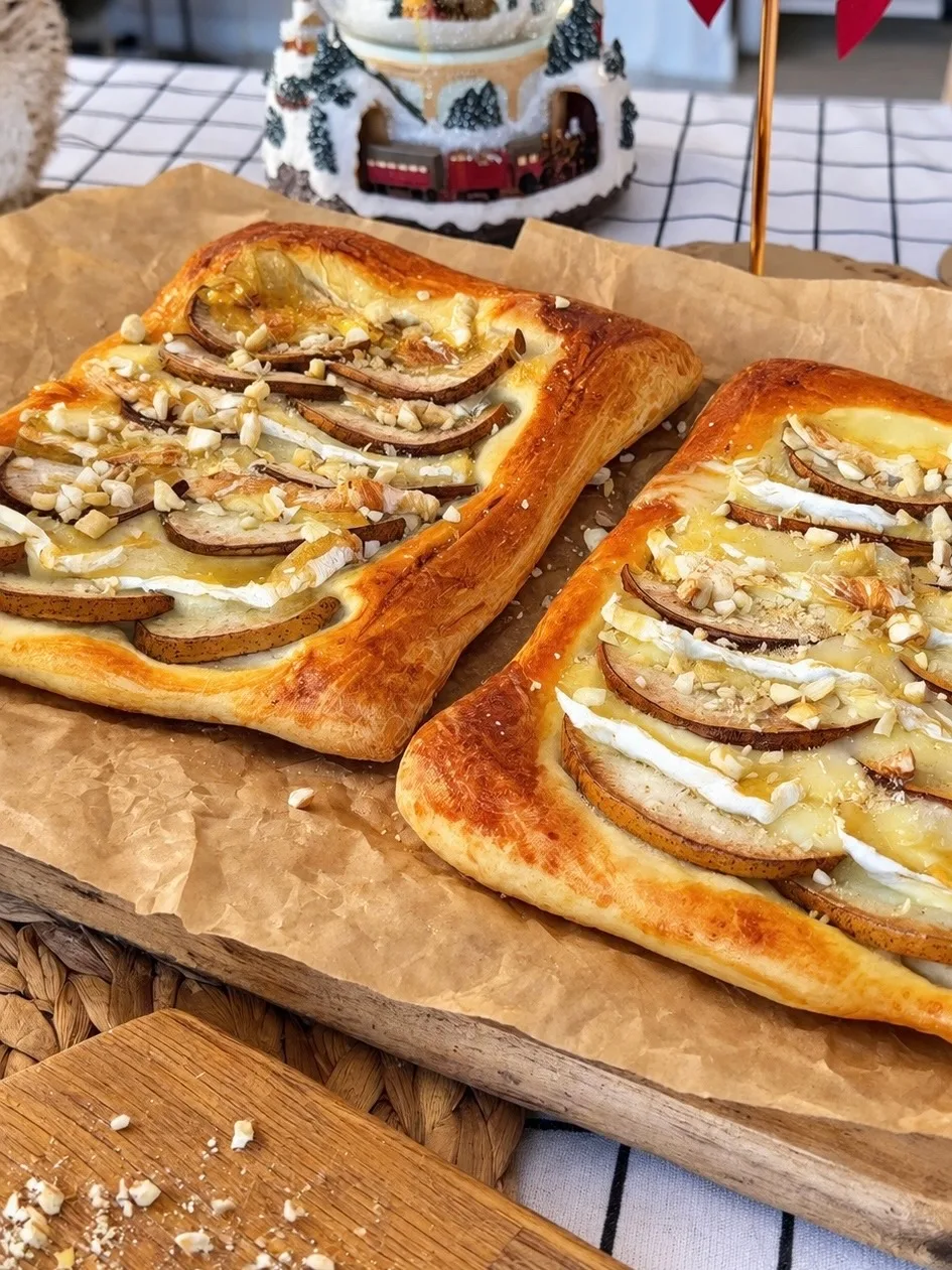 🍐 Пирог с грушей и камамбером