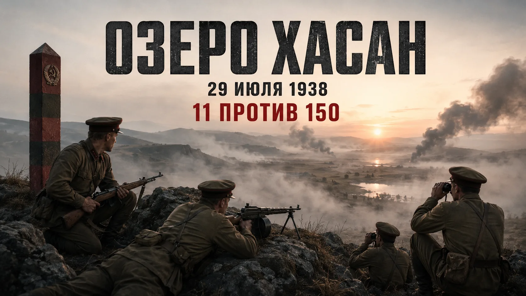 🛡 Одиннадцать против ста пятидесяти: первый бой у озера Хасан

29 июля 1938 года на высоте Безымянн