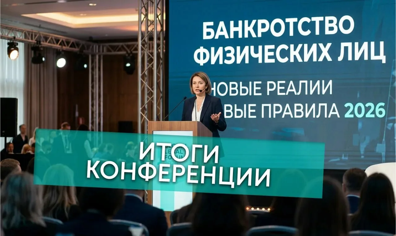 Итоги масштабной конференции «Банкротство физических лиц. Новые реалии», посвященной со...