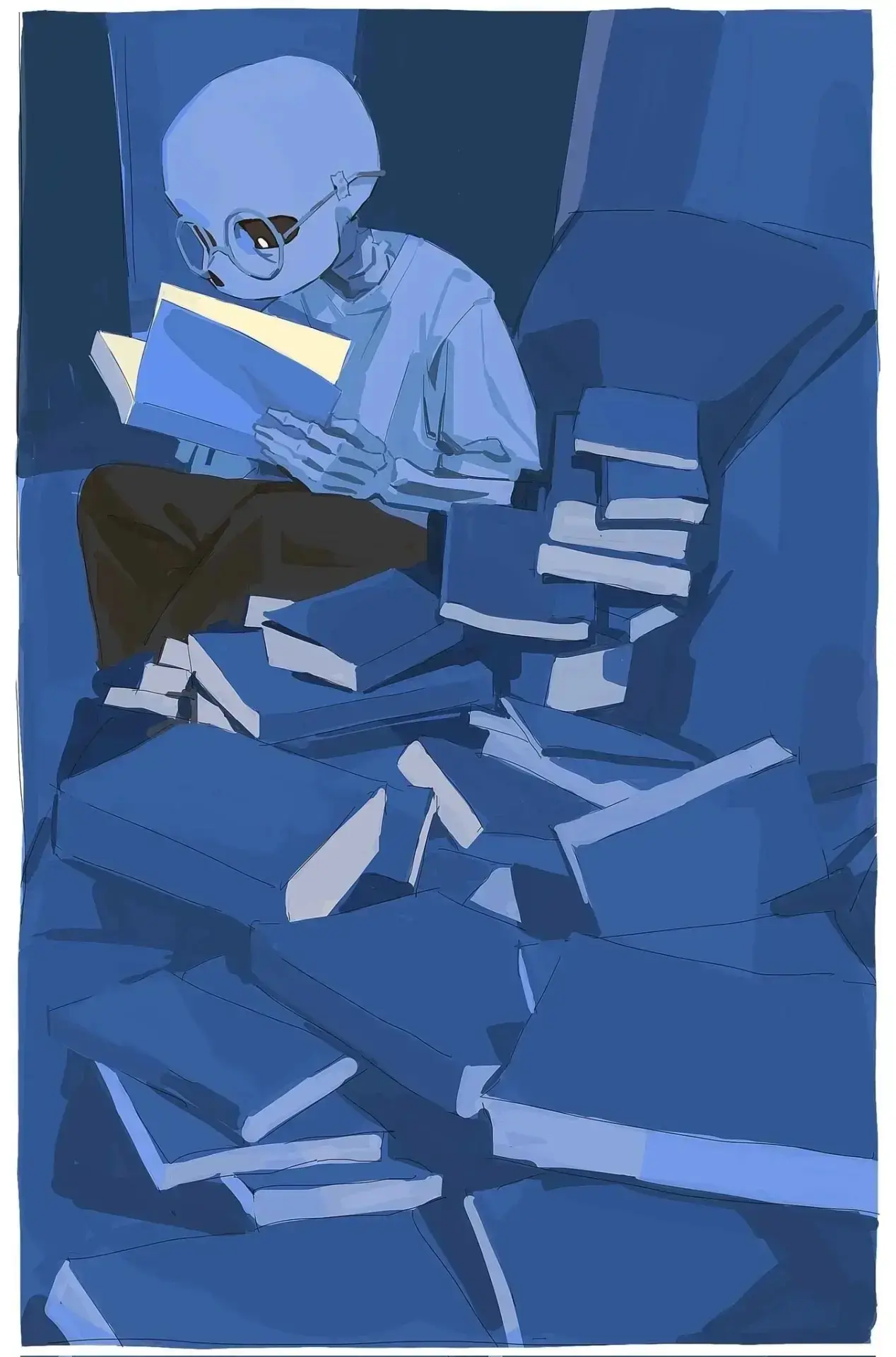 пов: на лето задали кучу книжек ( шучу, это фанфики)