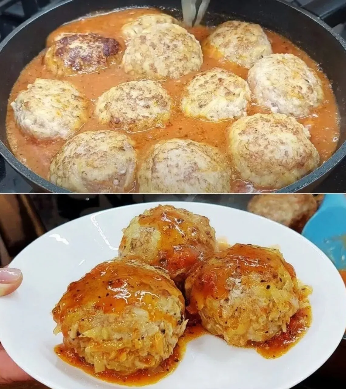Больше никакого риса. Вкуснейшие тефтели в соусе 😋