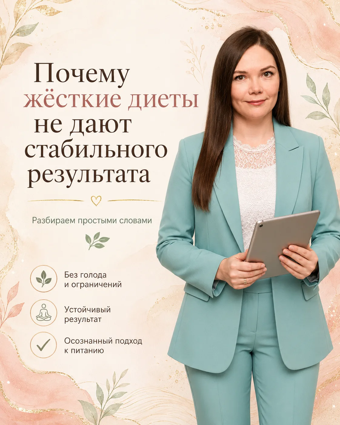 Почему жёсткие диеты не дают стабильного результата?
