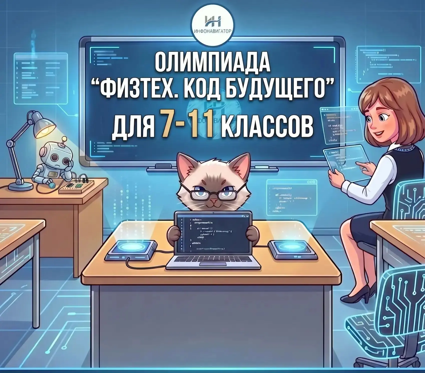 Стартовал отборочный этап олимпиады «Физтех.Код будущего»