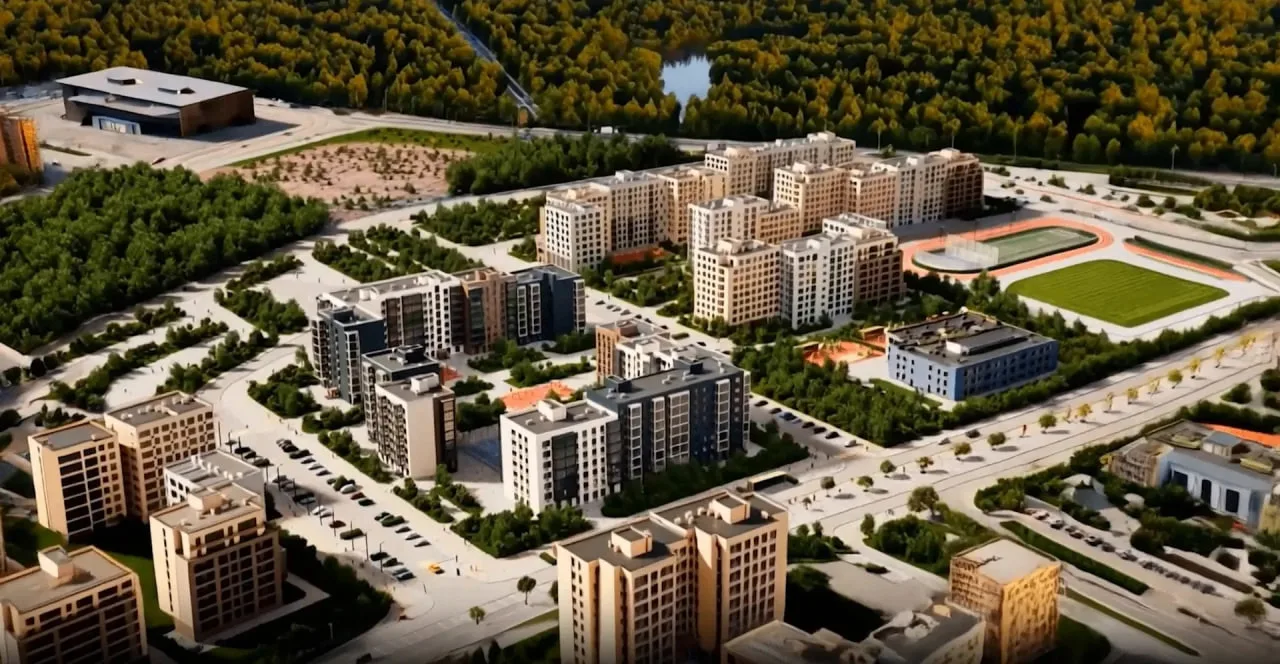 В Куйбышевском районе Донецка построят микрорайон на 14 тысяч жителей