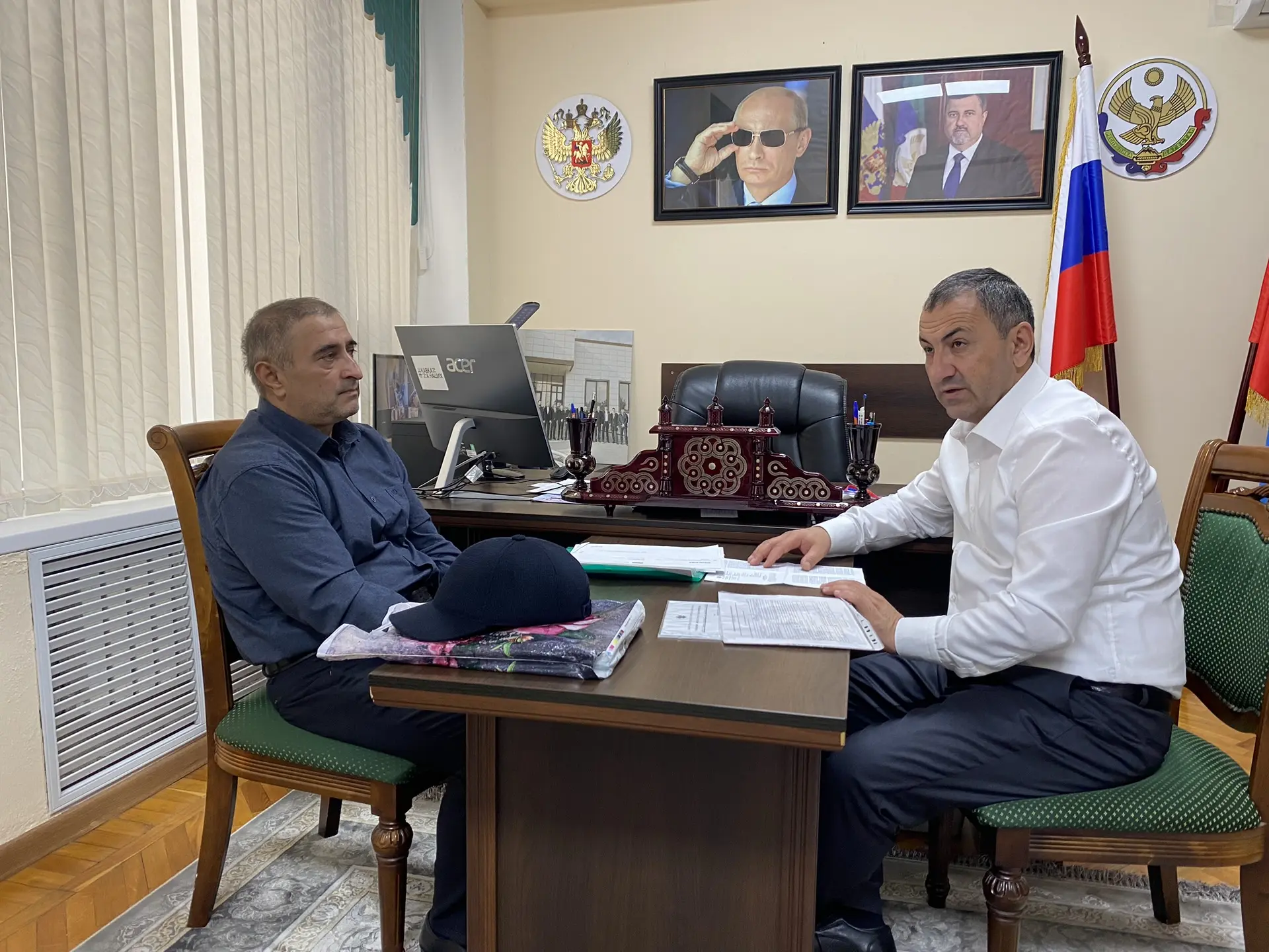 В рамках приёма граждан Хиби Алиев рассмотрел обращение отца погибшего участника СВО.