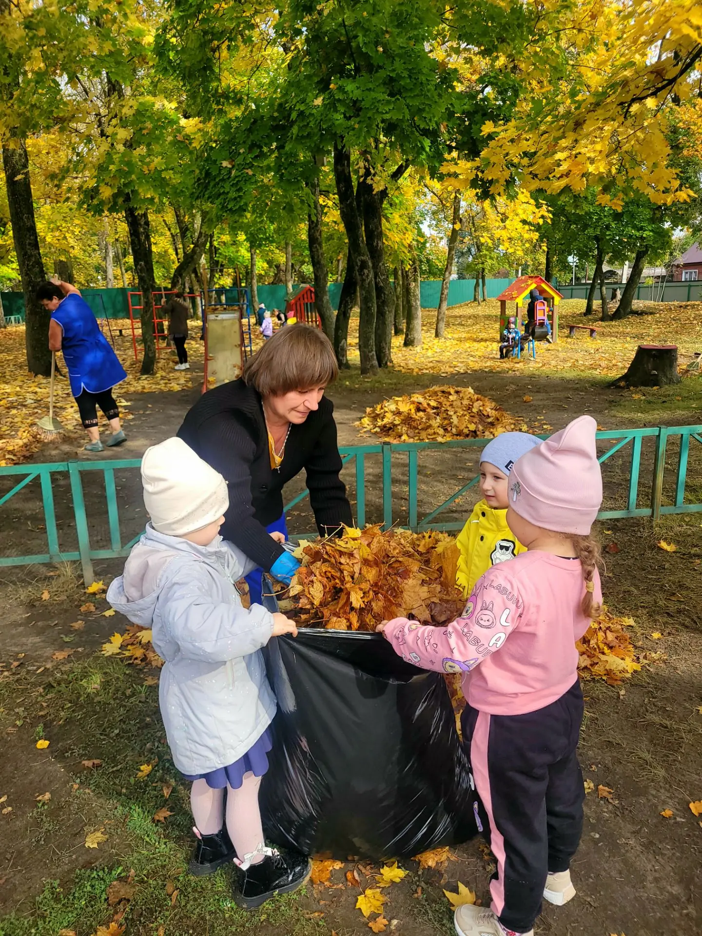🍂Наберем мы листьев груду, ведь они сейчас повсюду🍂