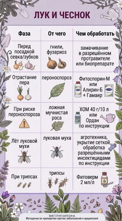 ✅Инструкция по работе с болезнями и вредителями!