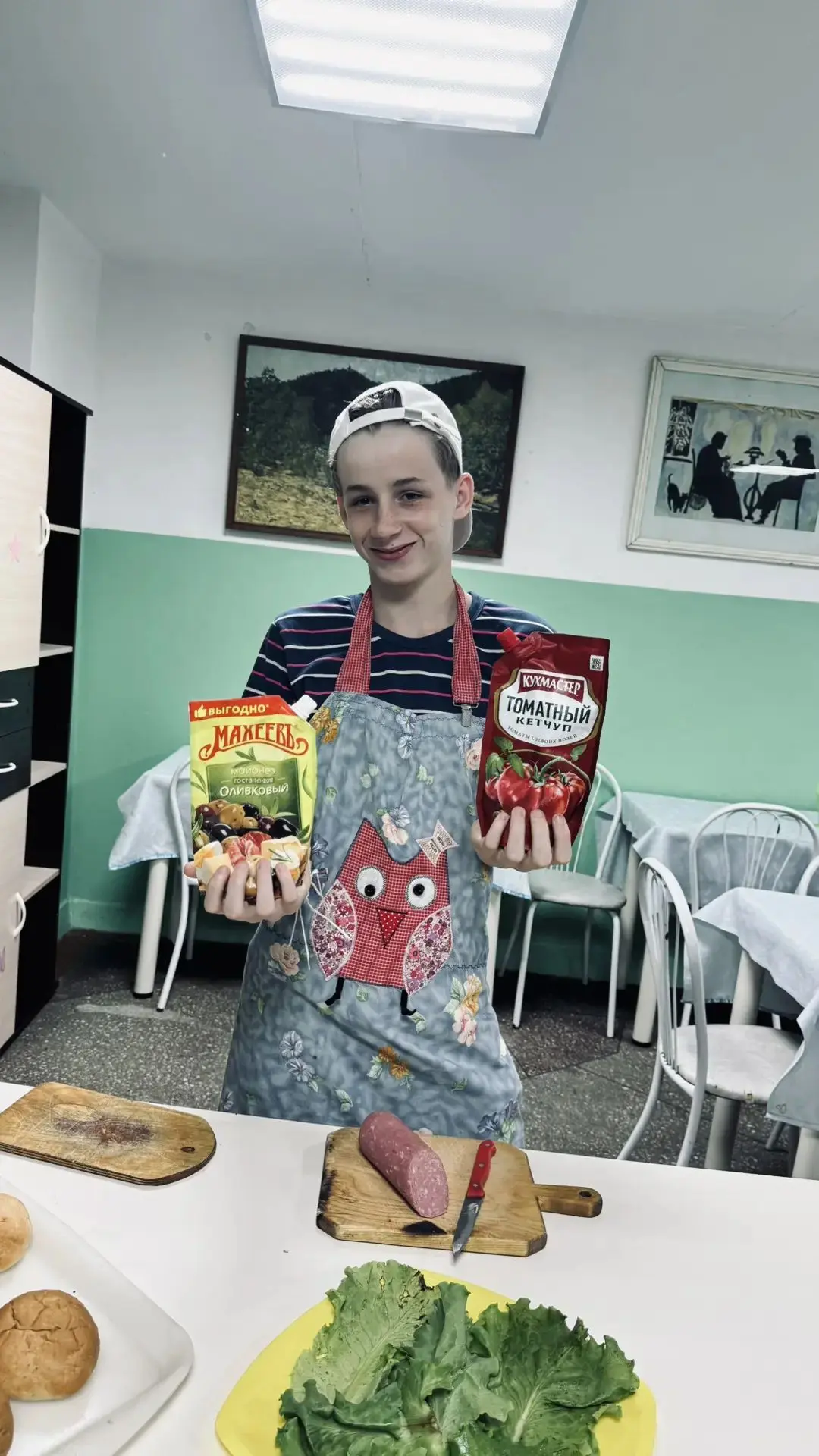 🌟У нас на кухне настоящие шеф-повара!
 Наши ребята решили удивить всех и приготовить самый вкусный 
