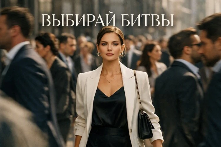 Выбирай свои битвы мудро.