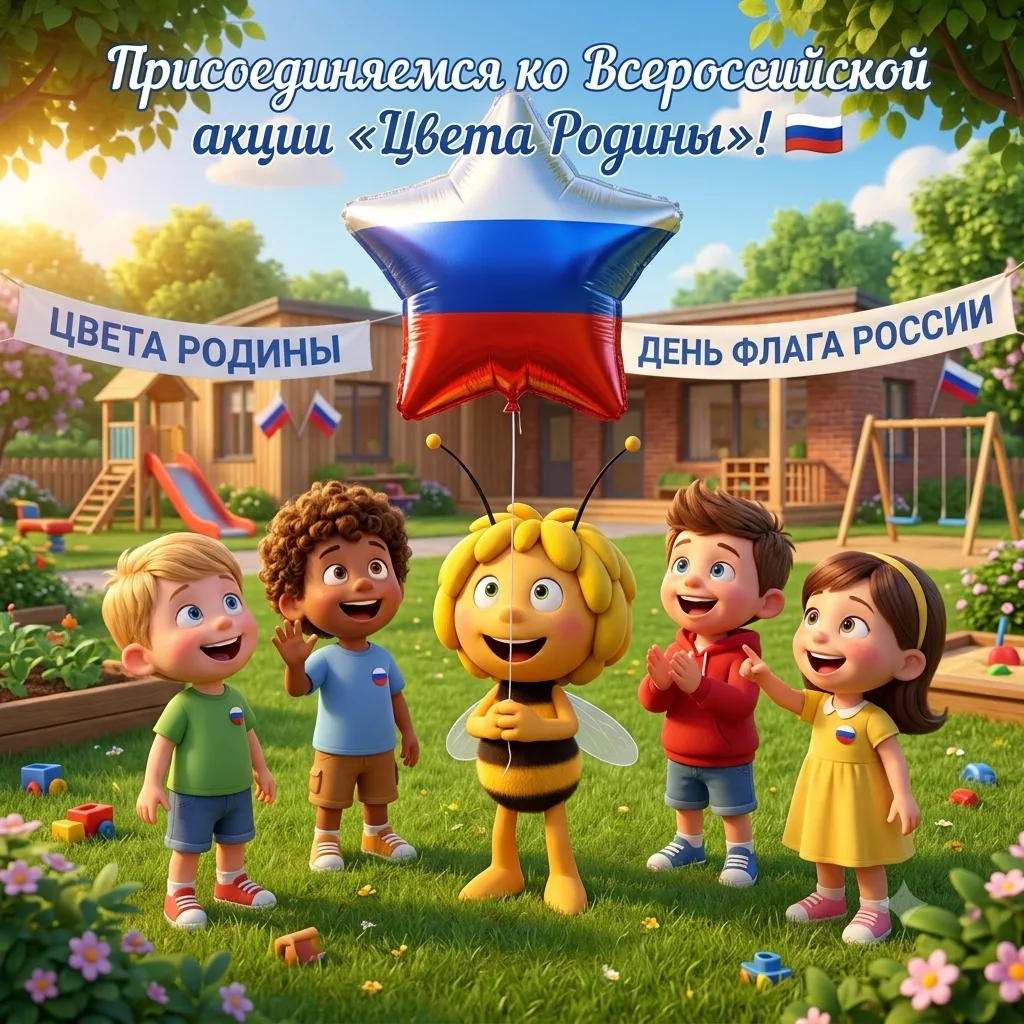 Присоединяемся ко Всероссийской акции «Цвета Родины»! 🇷🇺