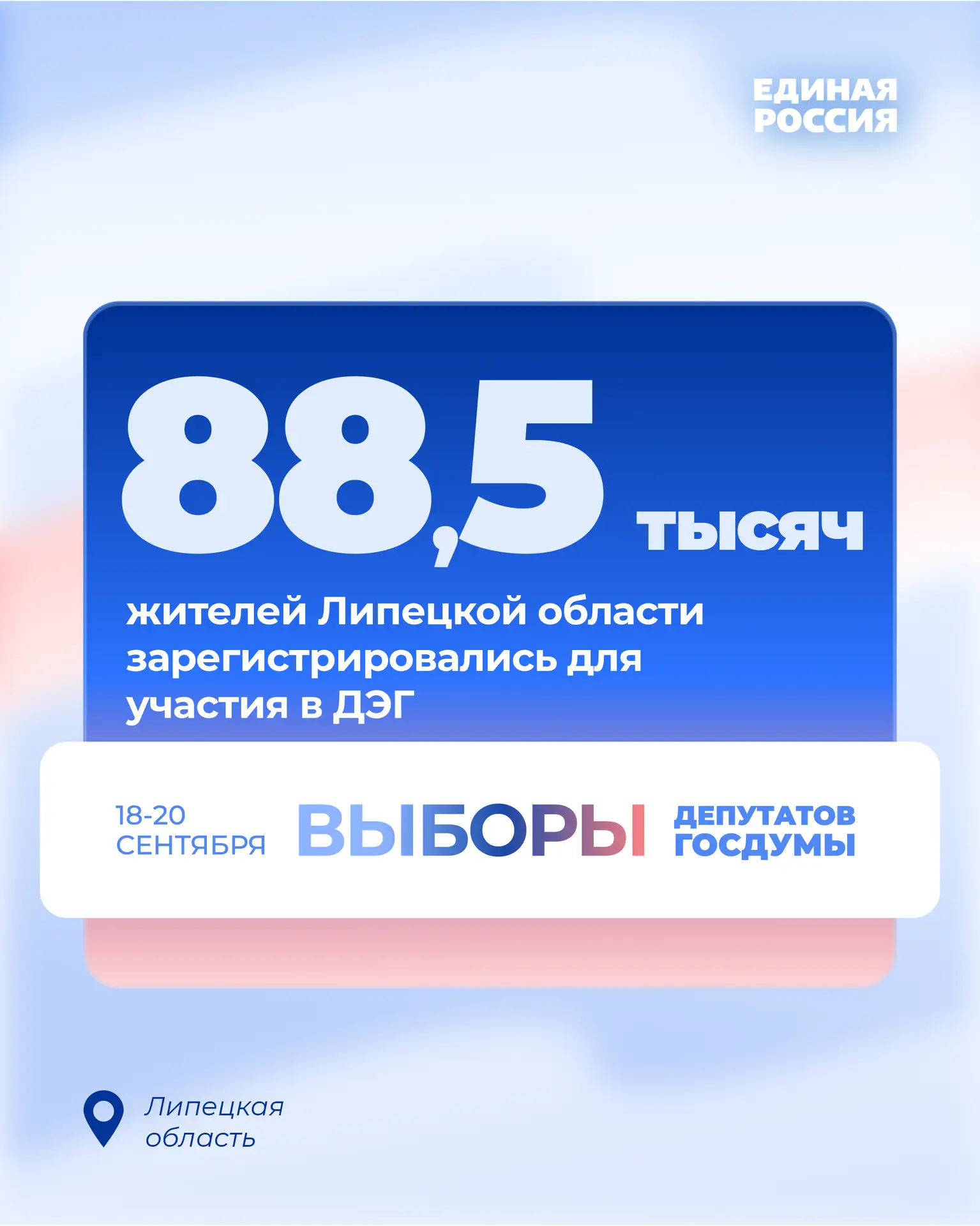 🗳 Более 88 тысяч жителей Липецкой области выбрали дистанционное электронное голосовани...
