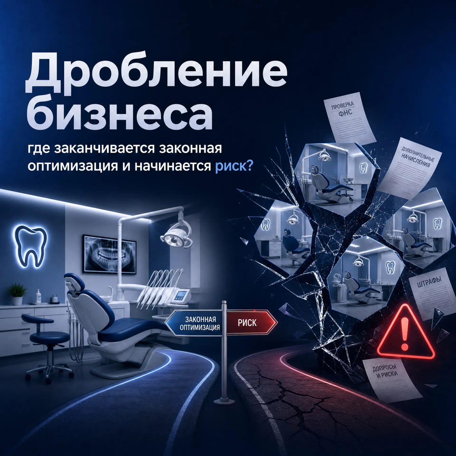 🧩💥 Дробление бизнеса: где заканчивается законная оптимизация и начинается риск?