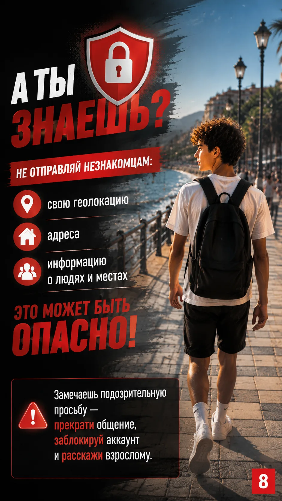 🛡️ ЗАПОМНИТЕ САМИ И РАССКАЖИТЕ ДЕТЯМ