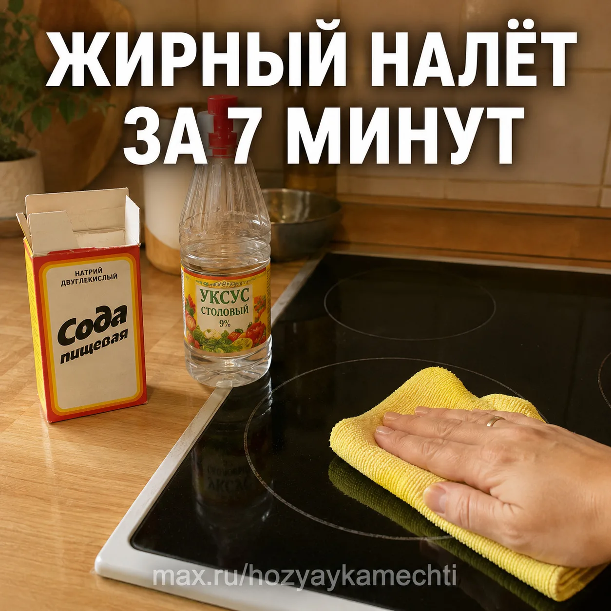 ЖИРНЫЙ НАЛЁТ НА ПЛИТЕ ЗА 7 МИНУТ — БЕЗ УСИЛИЙ И ДОРОГОЙ ХИМИИ  Соседка с пятого этажа показала — я 1