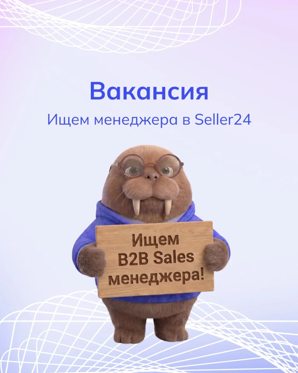 Ищем B2B Sales менеджера в команду Seller24 🚀