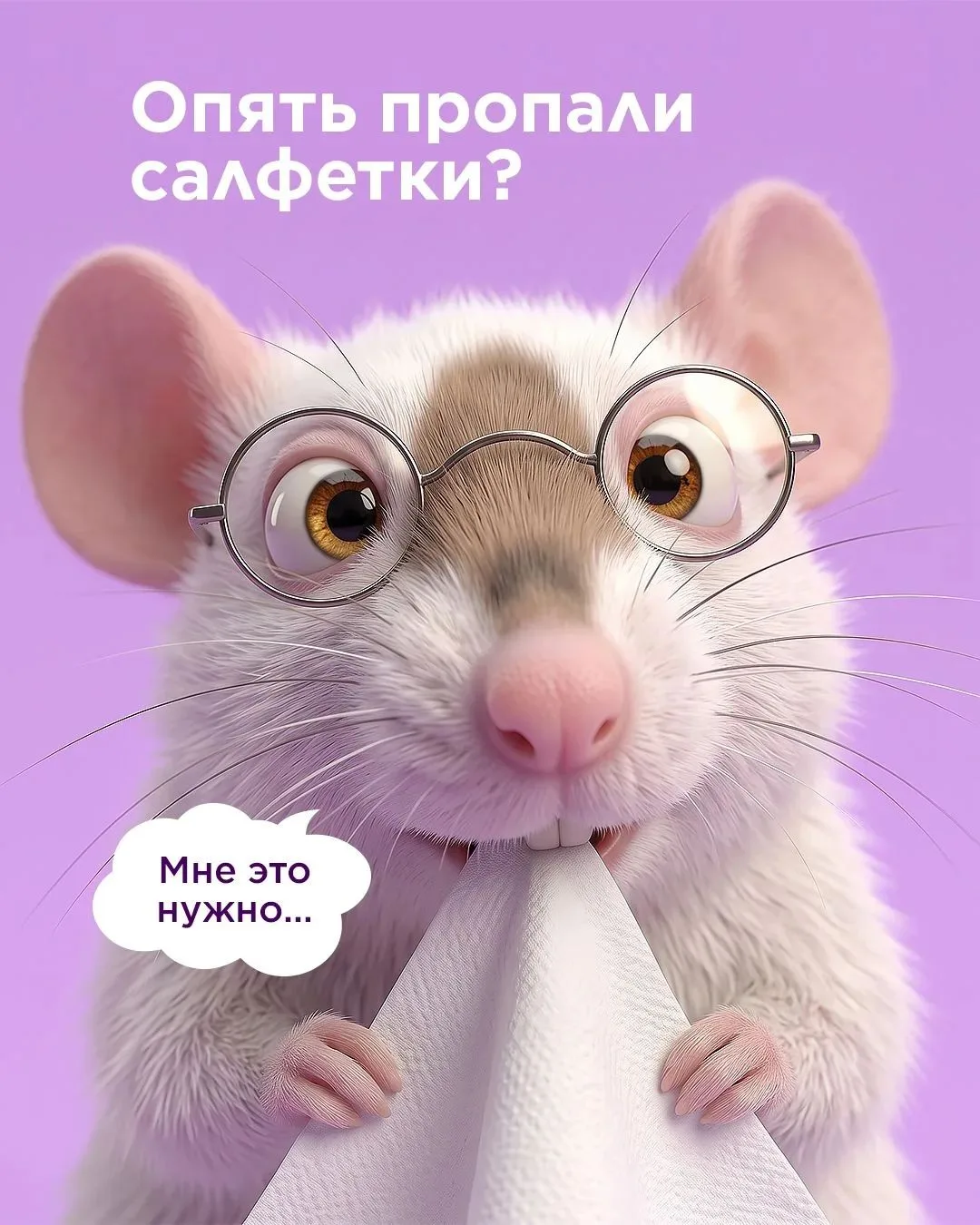 Куда снова пропали салфетки? 👀