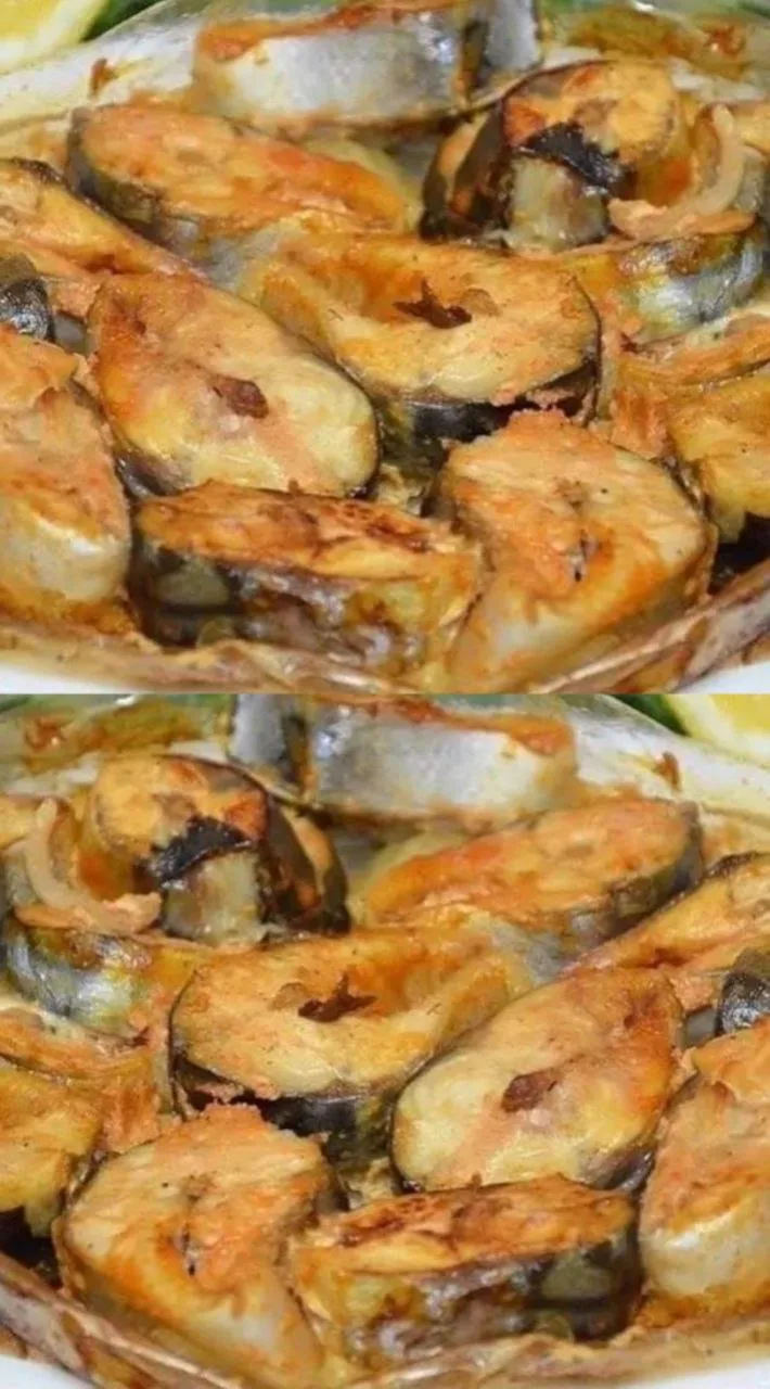 СКУМБРИЯ ЗАПЕЧЕННАЯ В РУКАВЕ 🐟🐟🐟