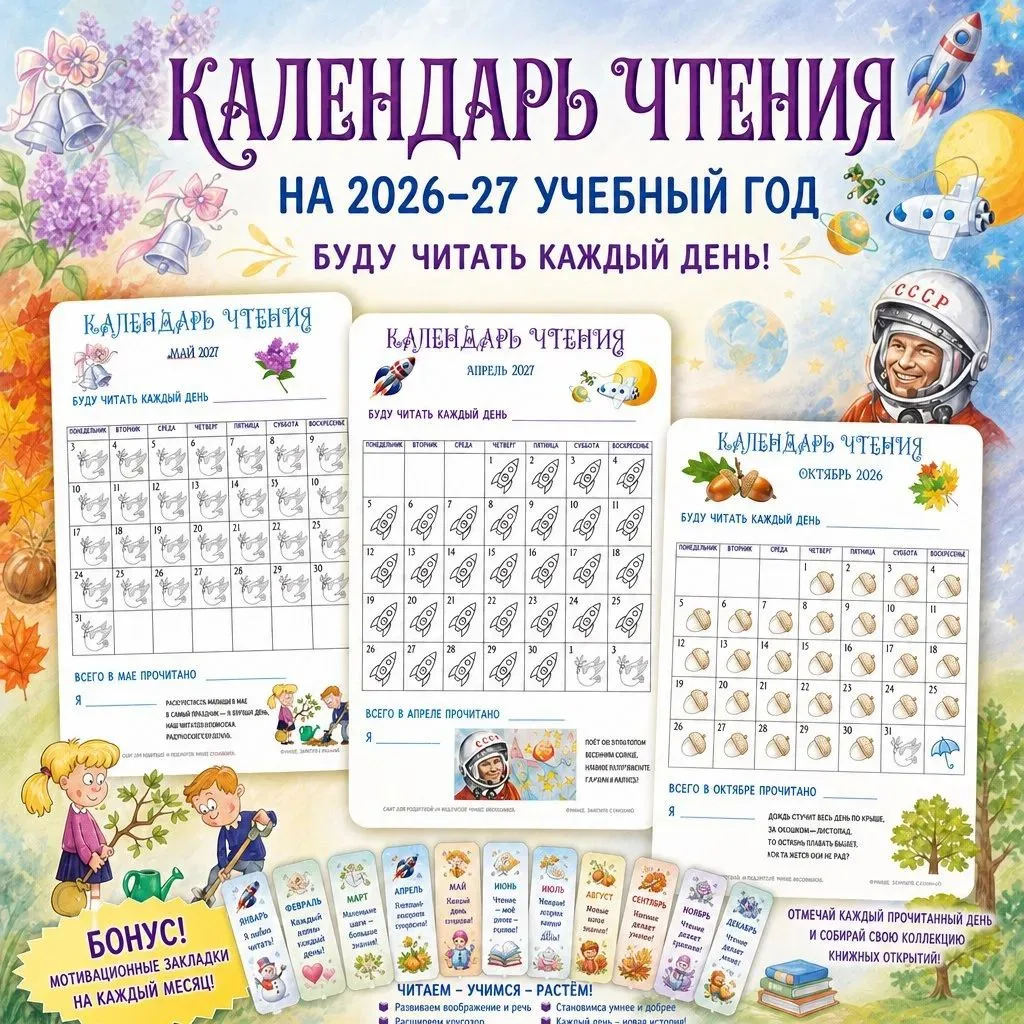 КАЛЕНДАРЬ ЧТЕНИЯ