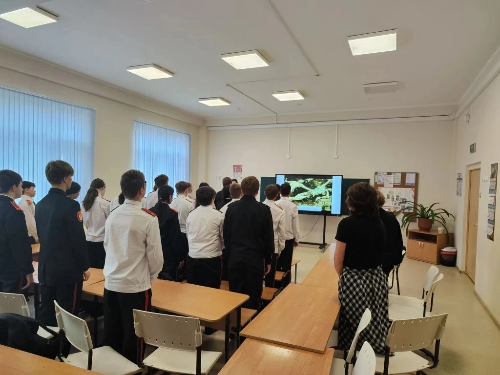 Сегодня 20.04 прошли еженедельные занятия в рамках цикла «Разговоры о важном» — на этот раз посвящен