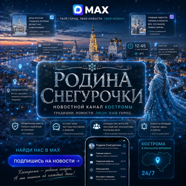 Кострома меняется каждый день — новые события, громкие новости, важные решения и городс...