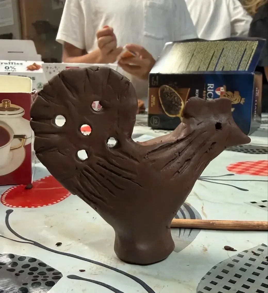 Петух куропатчатый с семикоракорским намёком ))) вышел у меня.