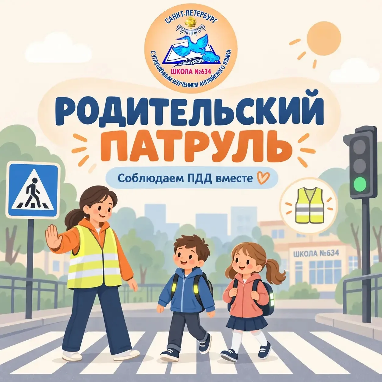 📣 «Родительский патруль»: обеспечение безопасности обучающихся на маршрутах «дом — шко...