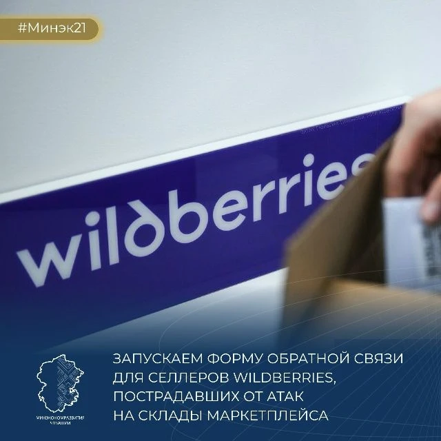 В Минэкономразвития Чувашии запустили форму для пострадавших от атак на склады Wildberr...