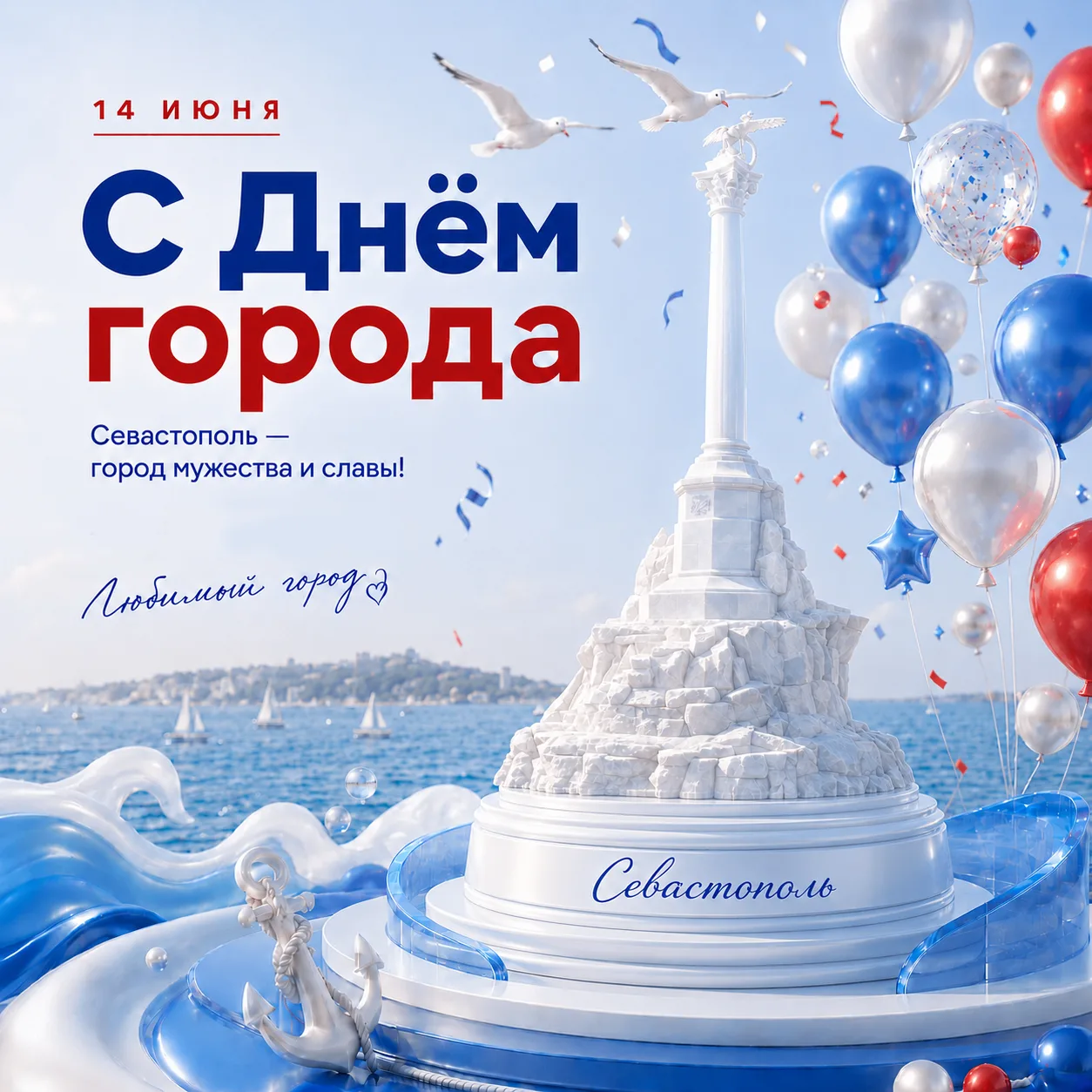 С Днём города, любимый Севастополь 🤍💙♥

От всей души поздравляем всех жителей с праздником нашего 
