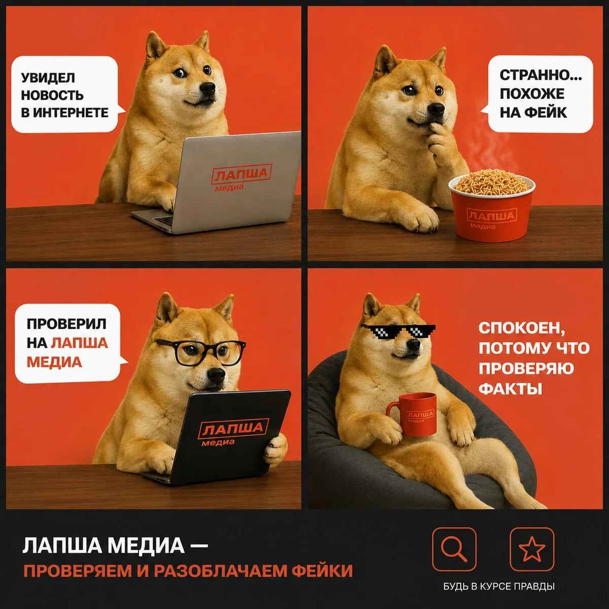 «Лапша Медиа» - проверяем и разоблачаем фейки