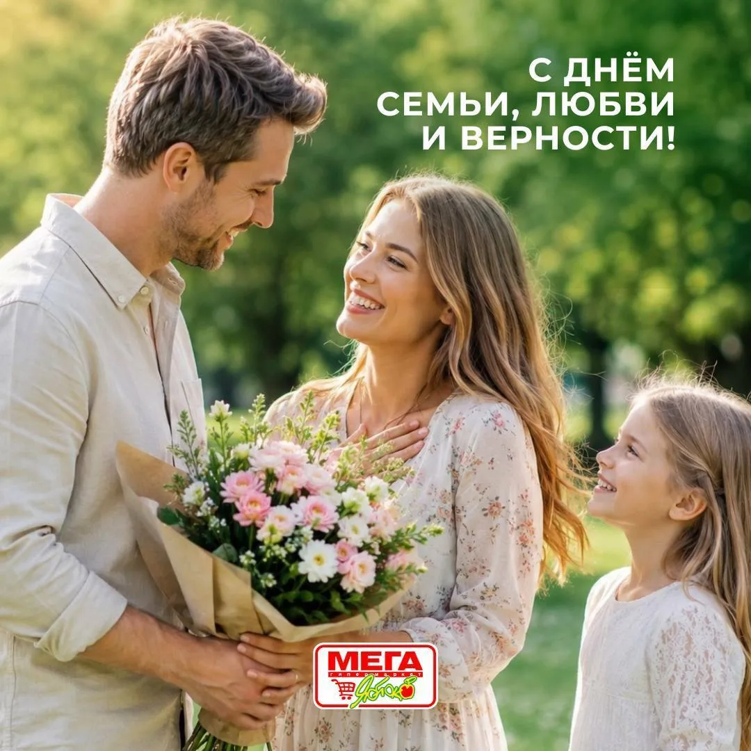 С Днём семьи, любви и верности 🤍

Пусть рядом всегда будут те, с кем хочется делить важные моменты,